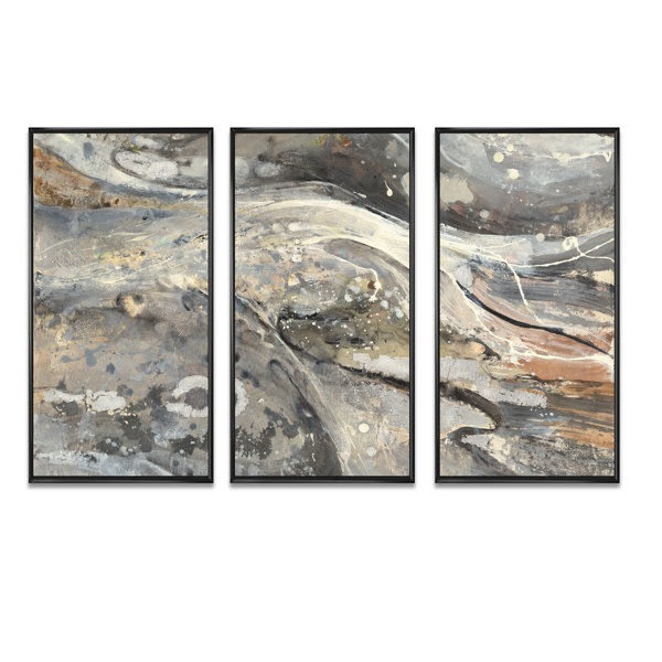 DesignArt 3 Piece Picture Frame Print Set on Canvas Wayfair